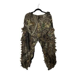 Scent Blocker Pants Camo 3D Real Leaf Mossy Oak Scentek Large~Ankle Zipper Broke